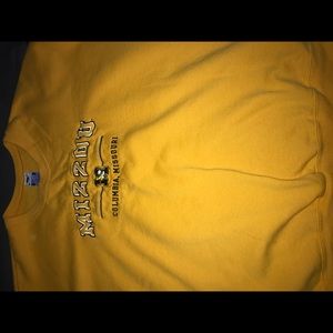 Yellow champion crew neck